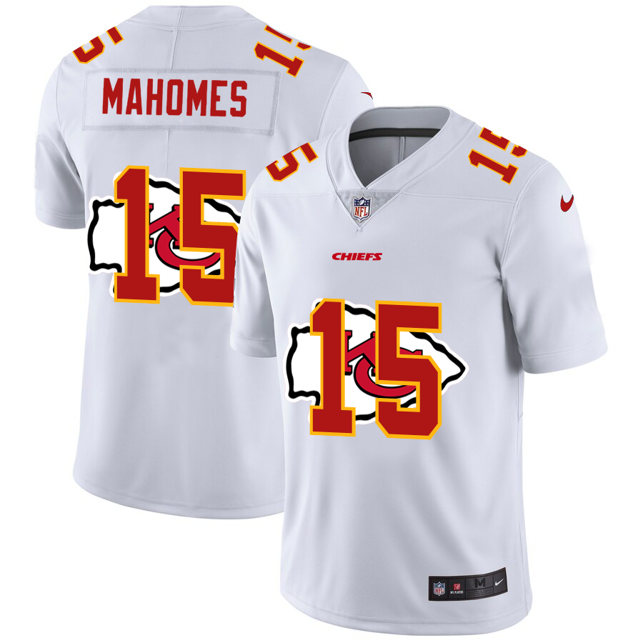 2020 New Men Kansas City Chiefs #15 Mahomes white Limited NFL Nike jerseys style 2